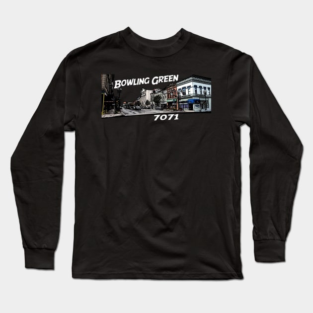 Bowling Green Comic Book City Long Sleeve T-Shirt by 7071